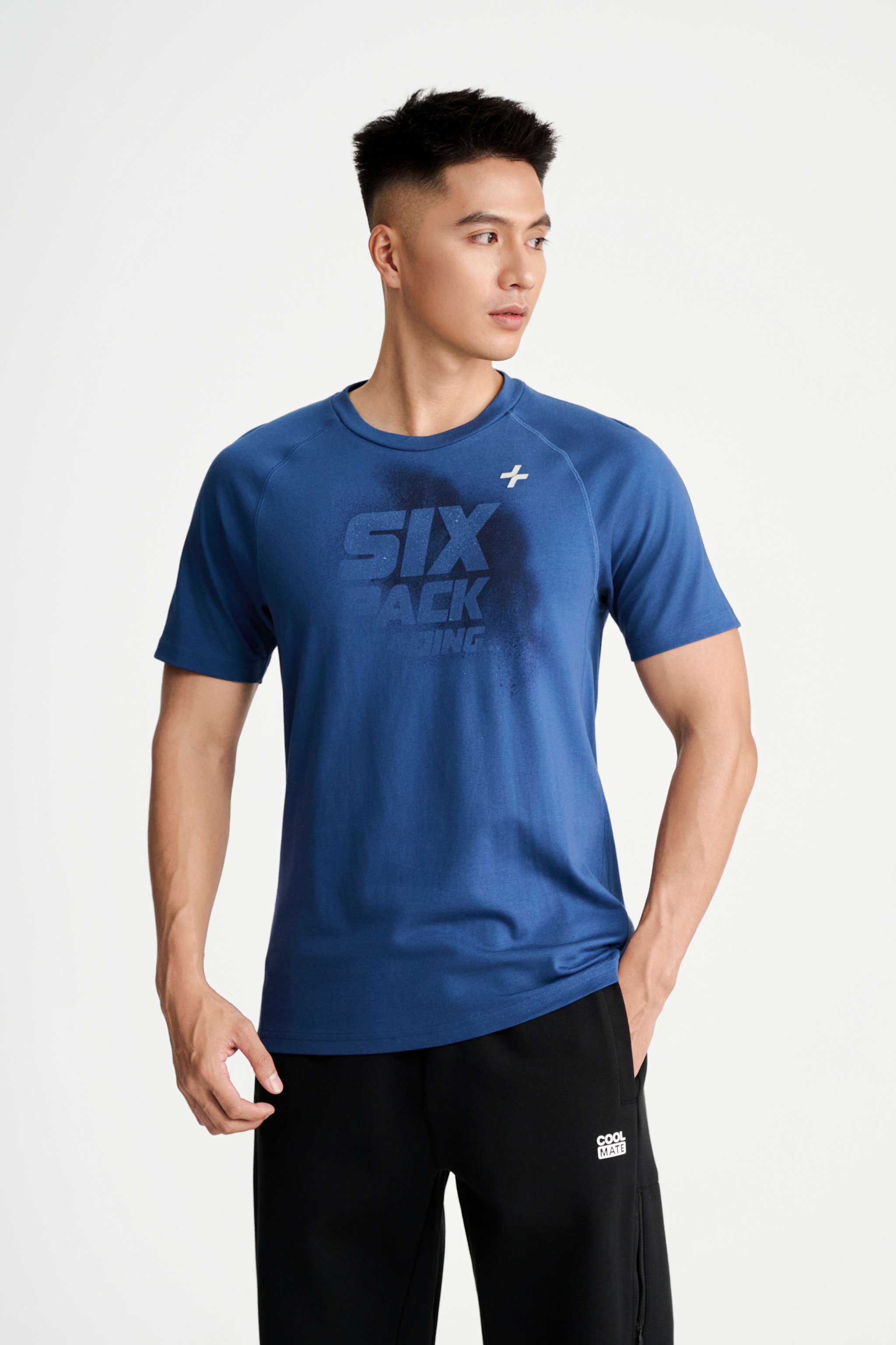 Áo thun training hidden graphic "6 packs loading..."