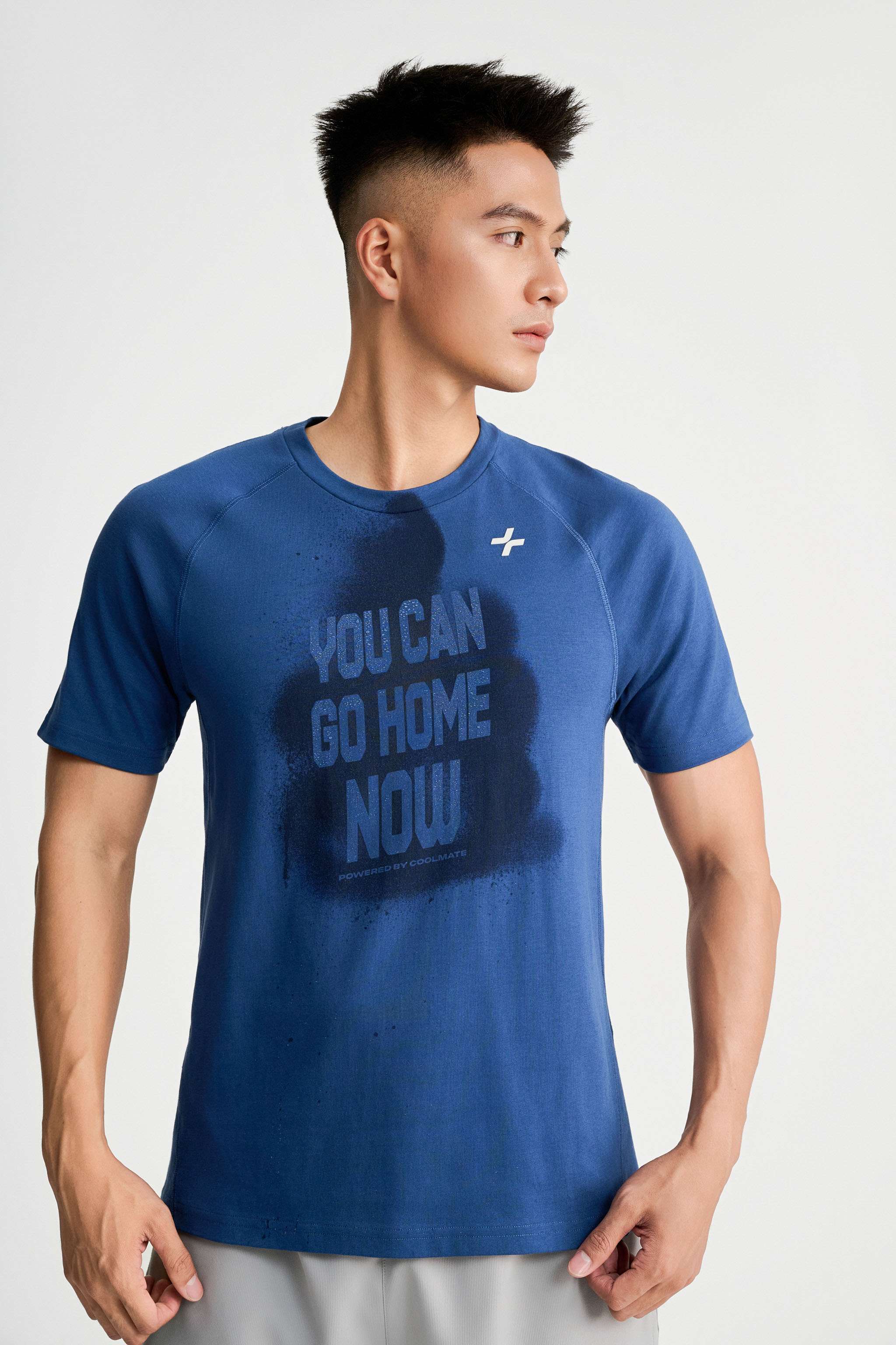 Áo thun training hidden graphic "You can go home now"