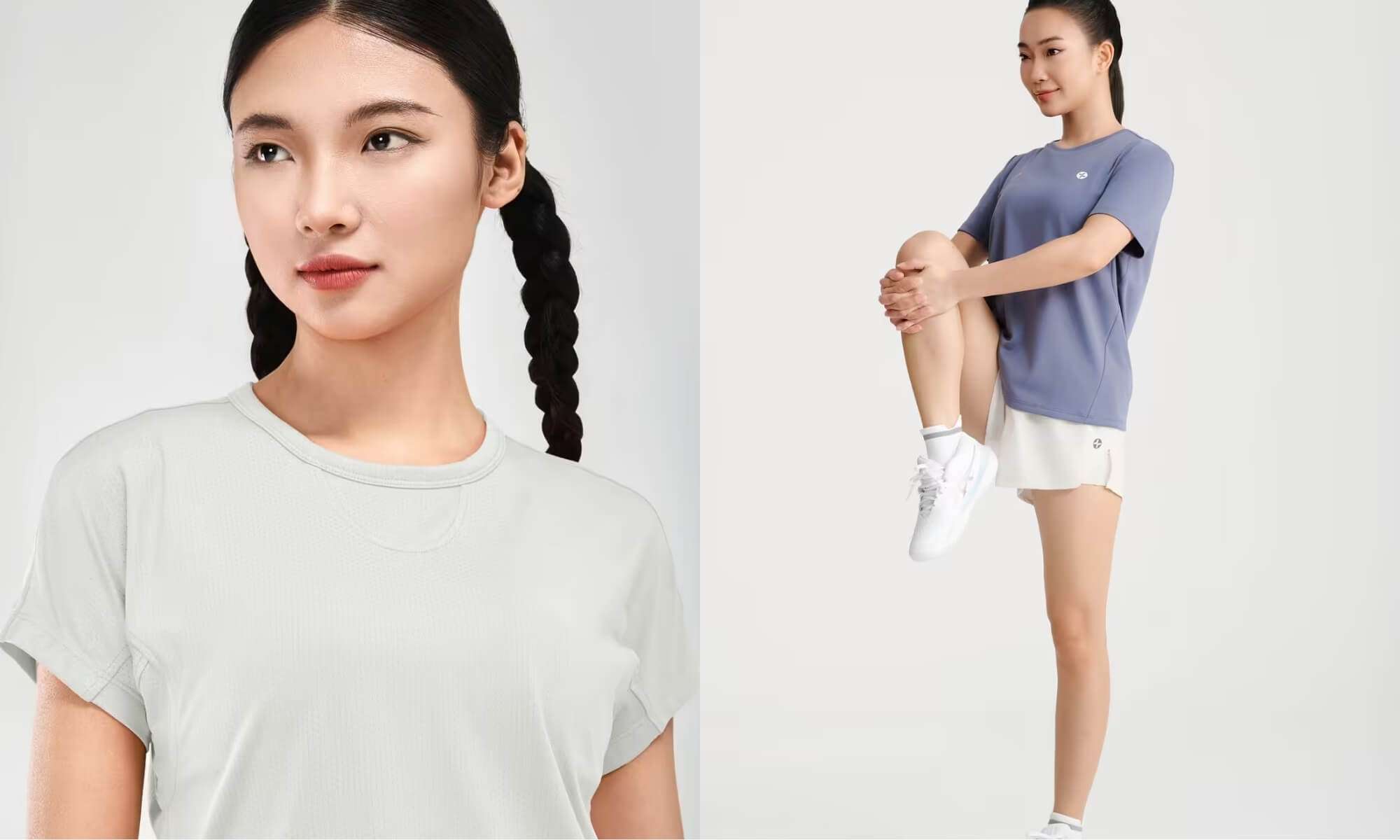 Áo thun xám nữ từ Coolmate – Tinh tế, thoáng khí và tôn dáng tự nhiên