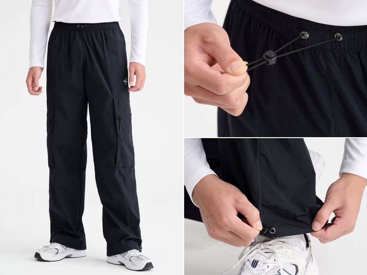 Quần dài nam Track Pants Windbreaker Cargo