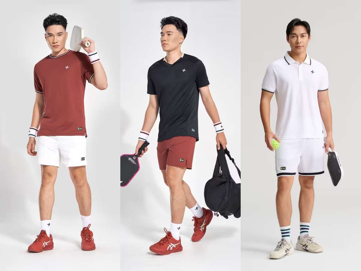 Các mẫu quần áo Pickleball nam Coolmate hot nhất, phù hợp cho cả tập luyện và thi đấu.