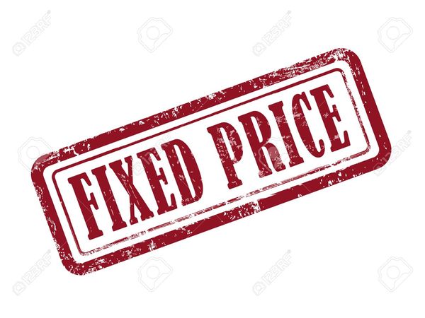 “Fixed price” là một trong những thuật ngữ được sử dụng vô mua sắm bán