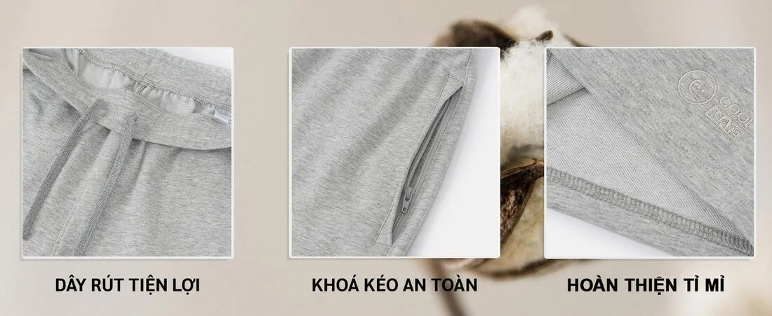 Quần- Short- Nam- New- French- Terry- V2 -thêu- logo