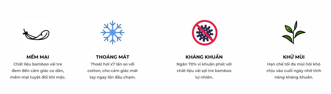 quần -lót- nam- Trunk- Bamboo- kháng- khuẩn