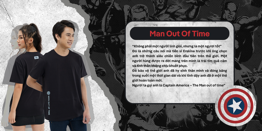 Áo -thun- Marvel- Man -Out -Of -Time