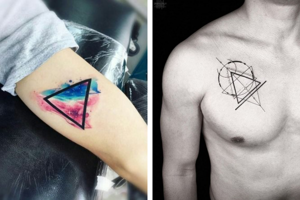 Hình xăm tam giác là hình xăm hình  Đỗ Nhân Tattoo Studio  Facebook