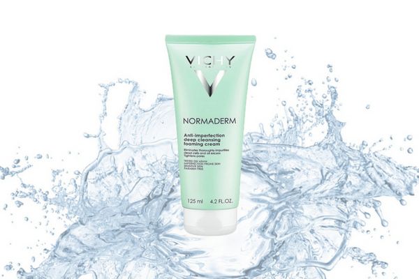 Vichy Normaderm - Kem rửa mặt hoàn hảo cho da thiên dầu