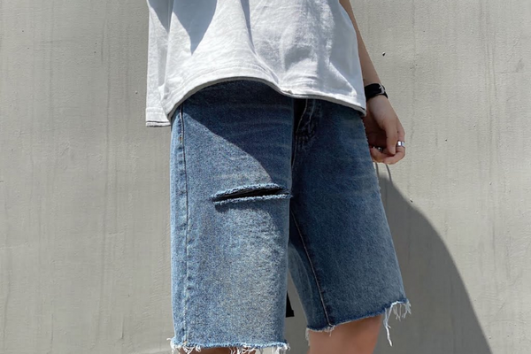 Quần short jean