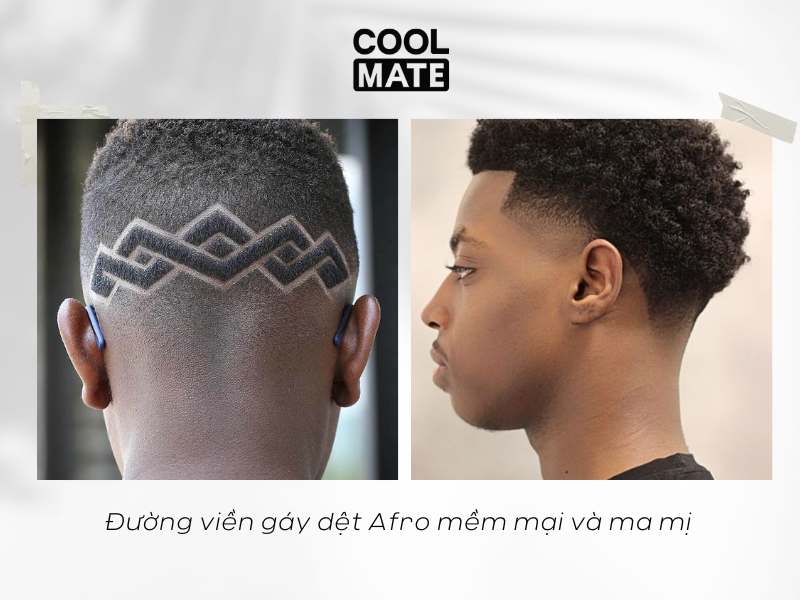 Đường viền gáy dệt Afro mềm mại và ma mị 