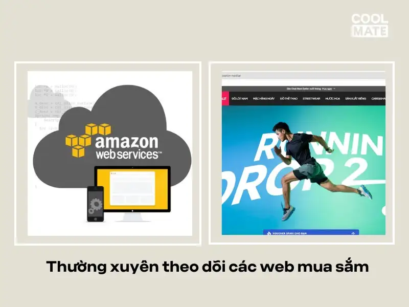 Theo dõi những website bạn yêu thích và định mua