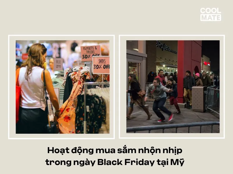 Hoạt động mua sắm nhộn nhịp trong ngày Black Friday tại Mỹ