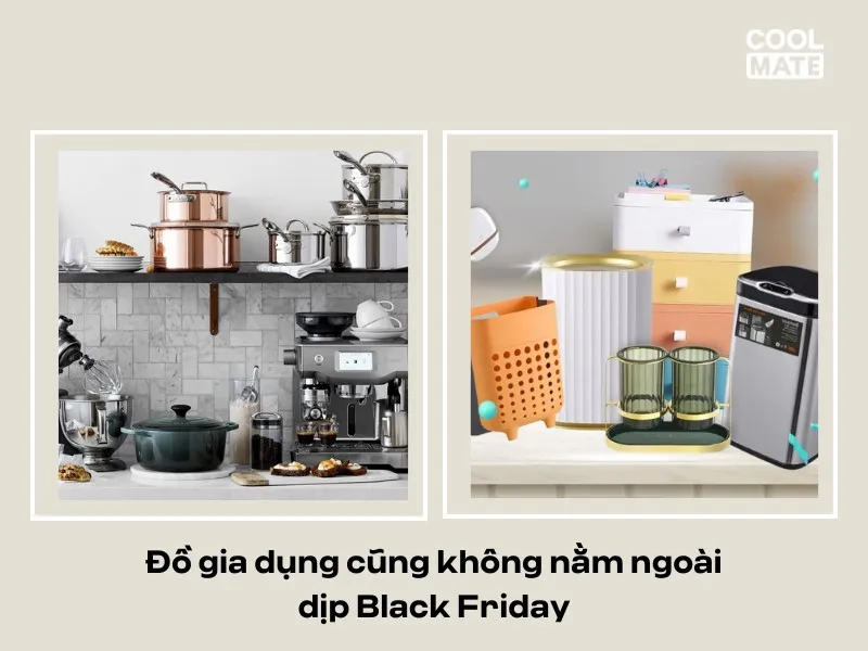 đồ gia dụng cũng không nằm ngoài dịp Black Friday