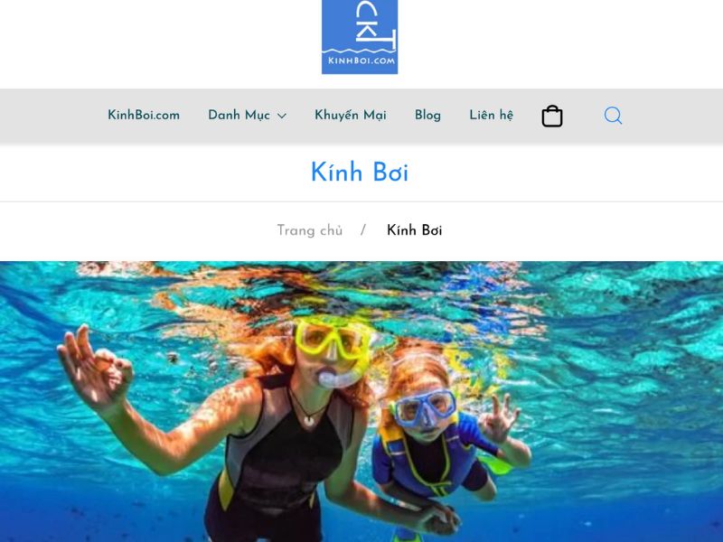 Kinhboi.com - Địa chỉ mua kính bơi ở Hà Nội 