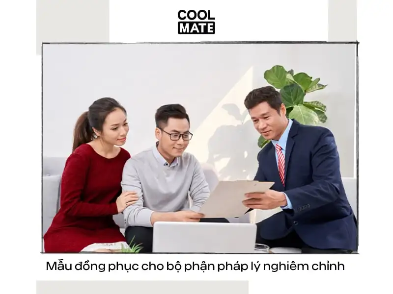 Đồng phục bộ phận pháp lý: nghiêm chỉnh, chuyên nghiệp