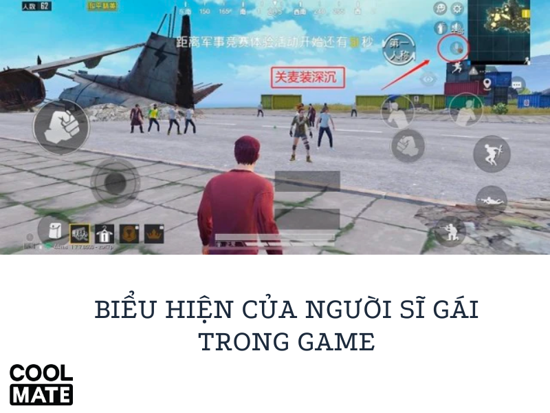 Biểu hiện của sĩ gái trong game là bỗng dưng trở nên cẩn trọng và nói chuyện lịch sự