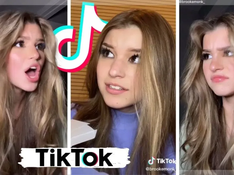 Ảnh Brooke Monk trên TikTok.