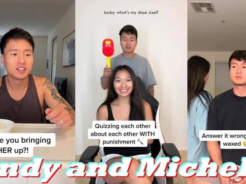 Ảnh Andy & Michelle trên TikTok.