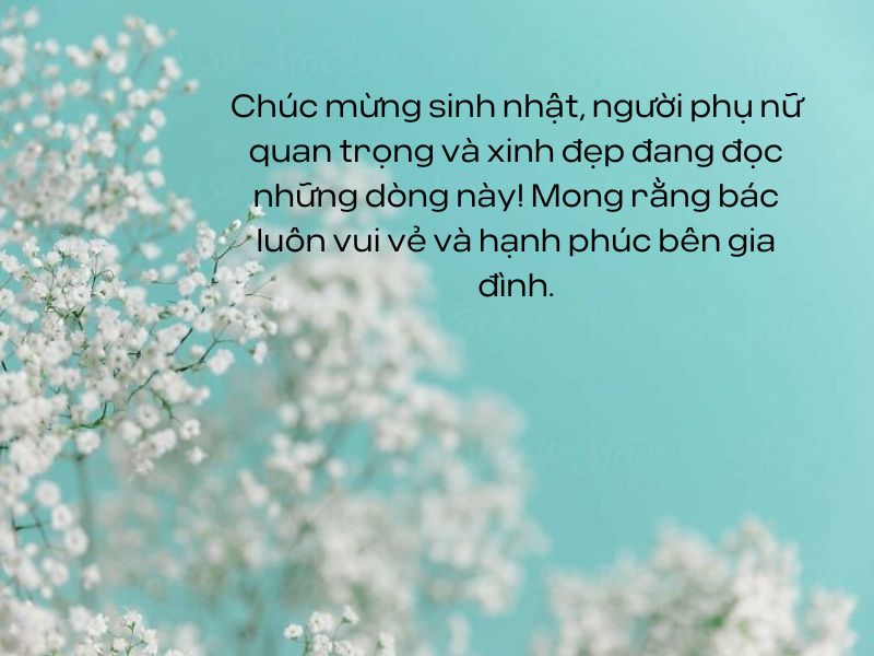 gửi lời chúc mừng sinh nhật mẹ người yêu - Ăn trọn tình cảm của mẹ chồng/mẹ vợ tương lai