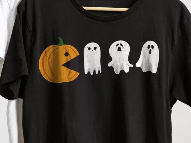 Hình in áo Halloween phong cách hài hước