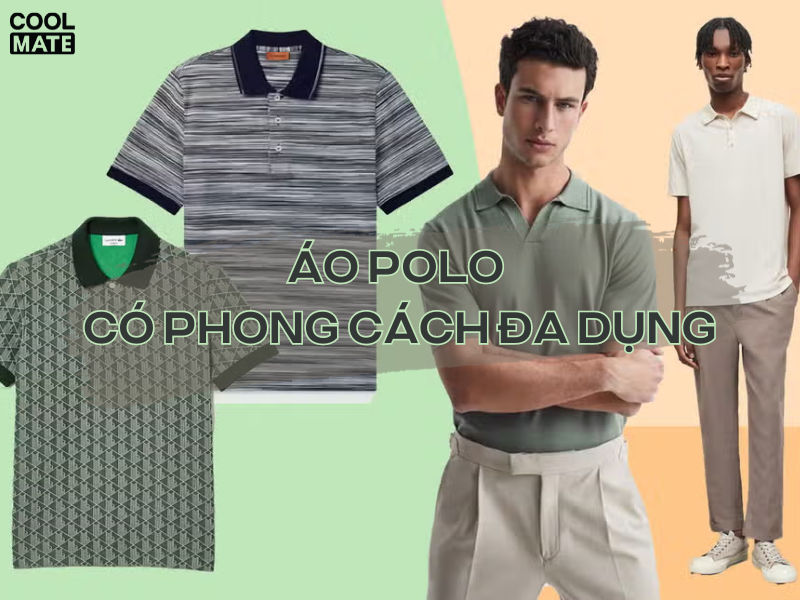 Áo Polo có phong cách đa dụng (Nguồn ảnh: Coolmate)