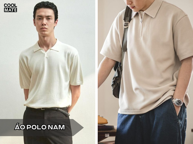 Vai áo polo nam vừa vặn 