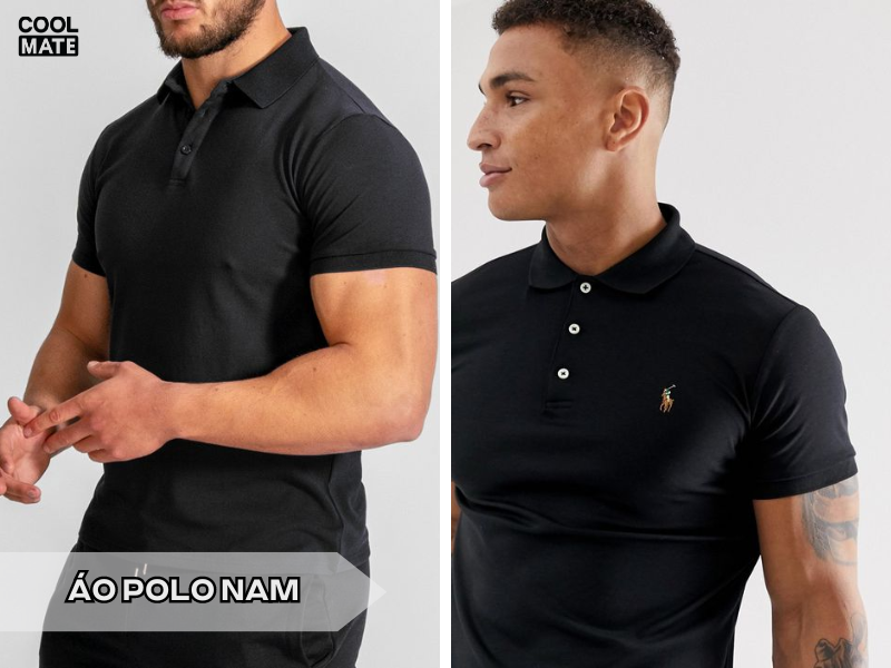 Form áo polo nam là form slim fit