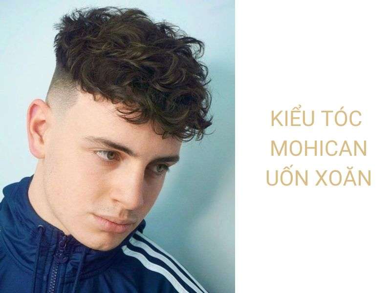 Tóc Mohican uốn trẻ trung