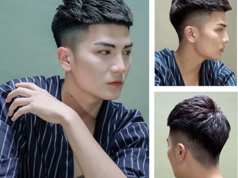 Kiểu tóc Mohican Textured bồng bềnh