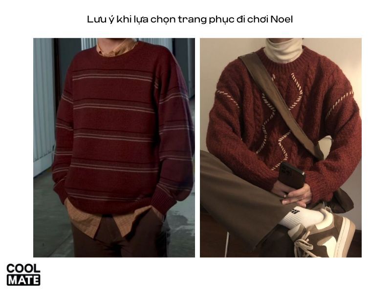 Lưu ý khi lựa chọn trang phục đi chơi Noel cho nam giới