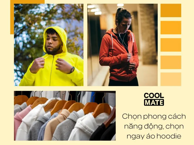 Chọn phong cách năng động, chọn ngay áo hoodie (Ảnh: Coolmate)