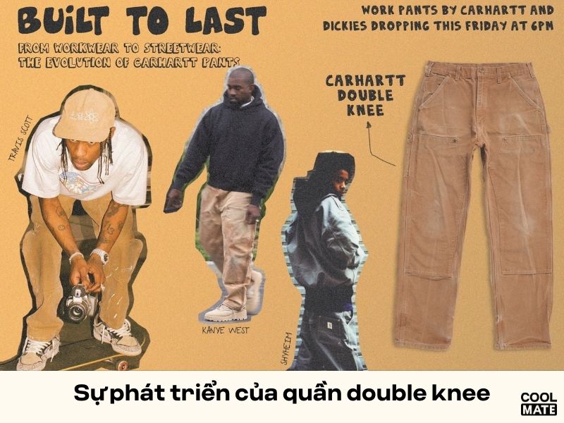 Lịch sử và sự phát triển của quần Double Knee