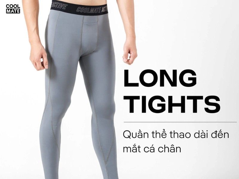 Nên lựa chọn những quần long tight có chất liệu dày dặn một chút