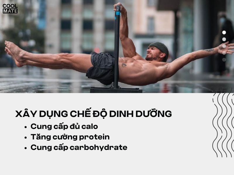 Xây dựng chế độ dinh dưỡng khi tập Street Workout tại nhà