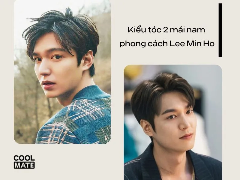 Kiểu tóc 2 mái cho nam theo phong cách Lee Min Ho