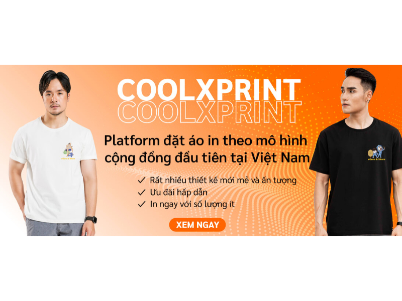 CoolxPrint là một dịch vụ thiết kế áo và in áo theo yêu cầu cho thương hiệu thời trang Coolmate