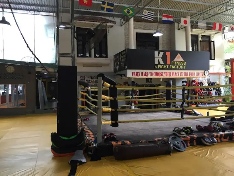 Không gian ở K1 Fitness & Fight Factory quận 2