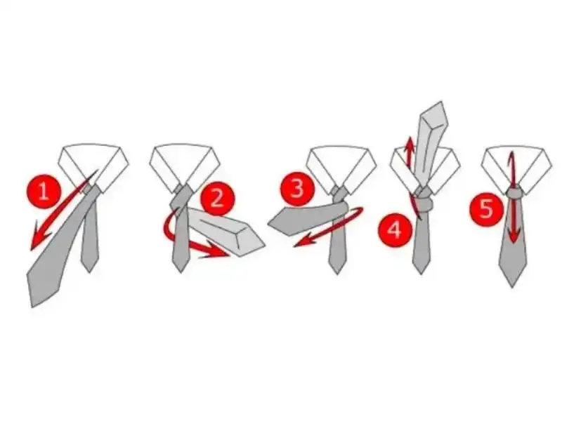 Các bước thắt cà vạt kiểu Four in Hand