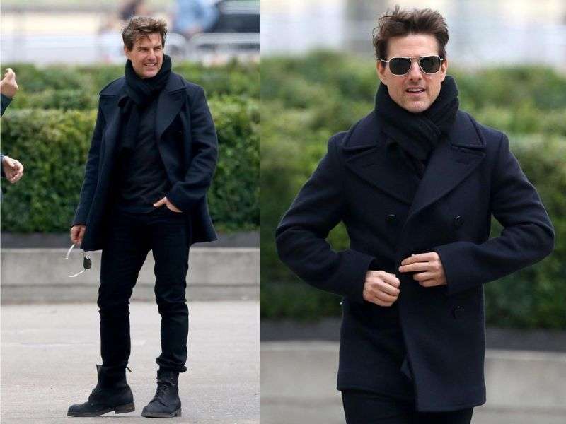 Tom Cruise cực sành điệu trong chiếc áo khoác da phong cách thời trang nam trung niên