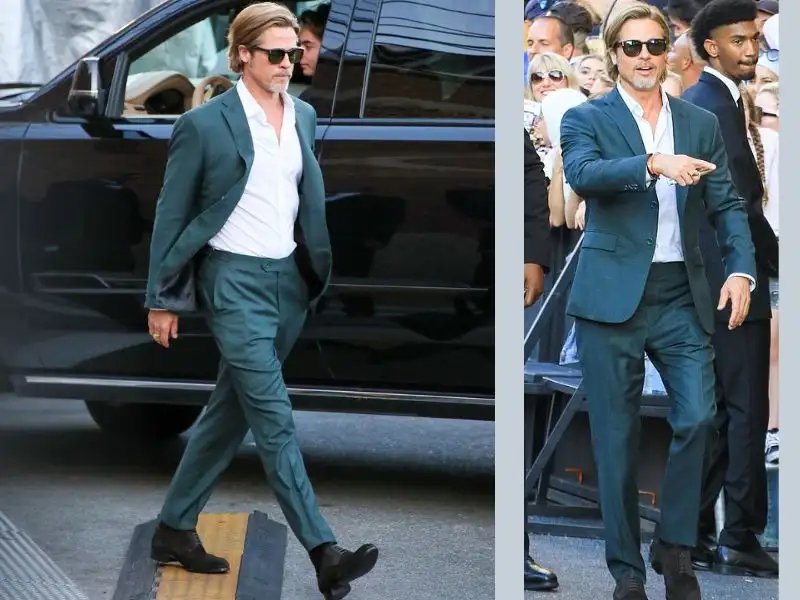 Brad Pitt diện vest bảnh bao