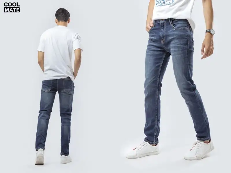 Slim Straight Fit - Quần jean nam thẳng ôm 