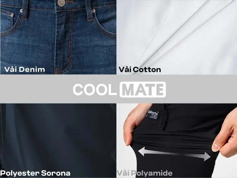 Bảng chọn size quần dài nam Coolmate đúng chuẩn