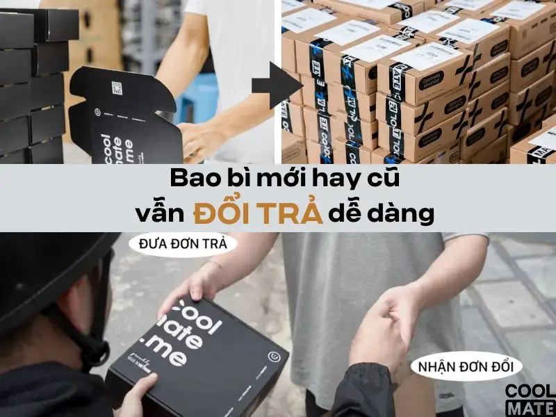 Mua quần dài nam Online trên Website Coolmate bạn luôn yên tâm được đổi trả nếu không hài lòng