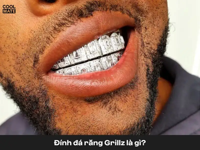 Đính đá răng Grillz là một phong cách thời trang mới hiện nay