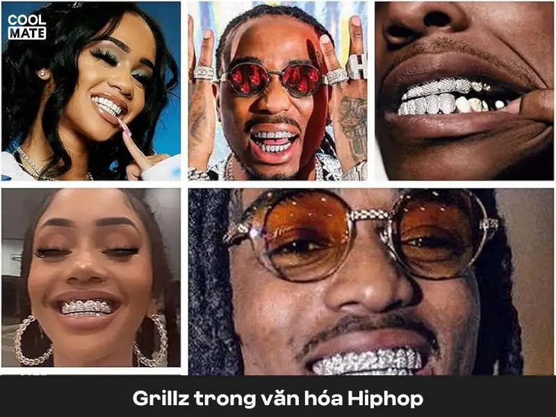 Grillz đã trở thành một văn hóa không thể thiếu trong thế giới Hiphop