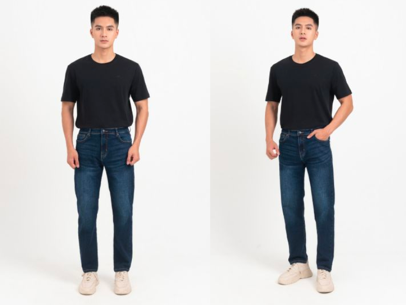 Năng động, thoải mái với áo thun, quần jeans