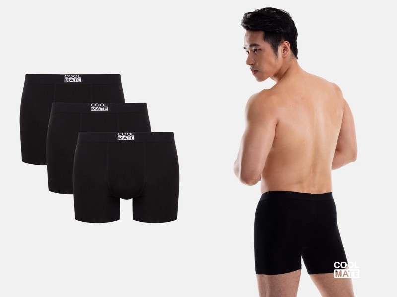 Dáng quần boxer briefs giúp ôm trọn cơ thể