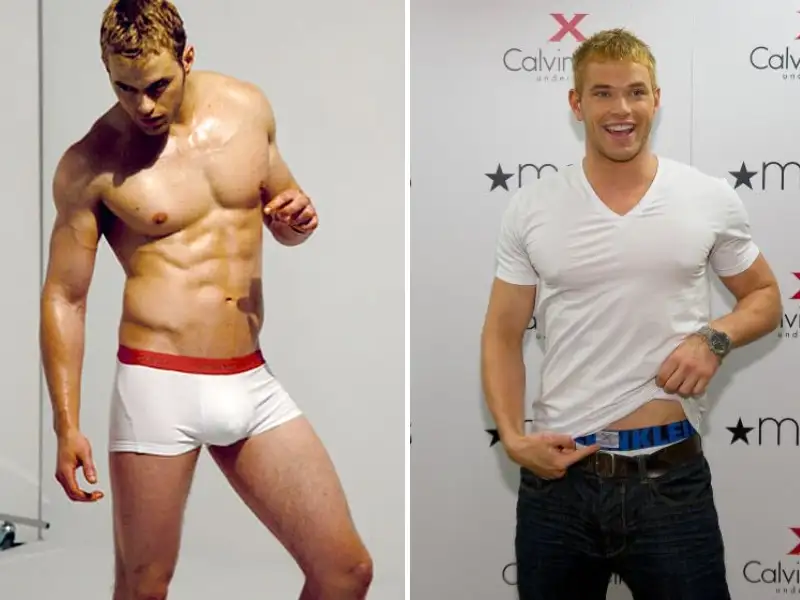 Kellan Lutz cũng đã trở thành sao nam quảng cáo quần lót nam CK vào năm 2010