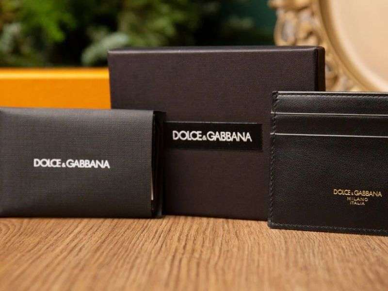 Ví nam Dolce & Gabbana Black Dauphine Card Holder