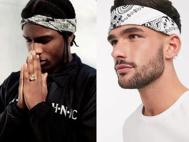 Bandana cột trán là phong cách khỏe khoắn, năng động