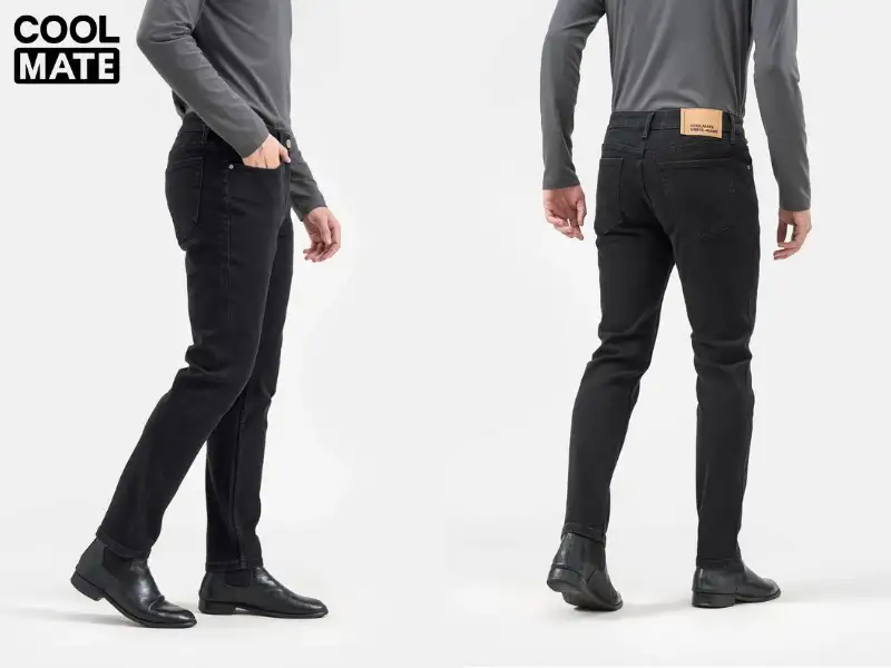 Quần Jeans nam Basics dáng Slim Fit